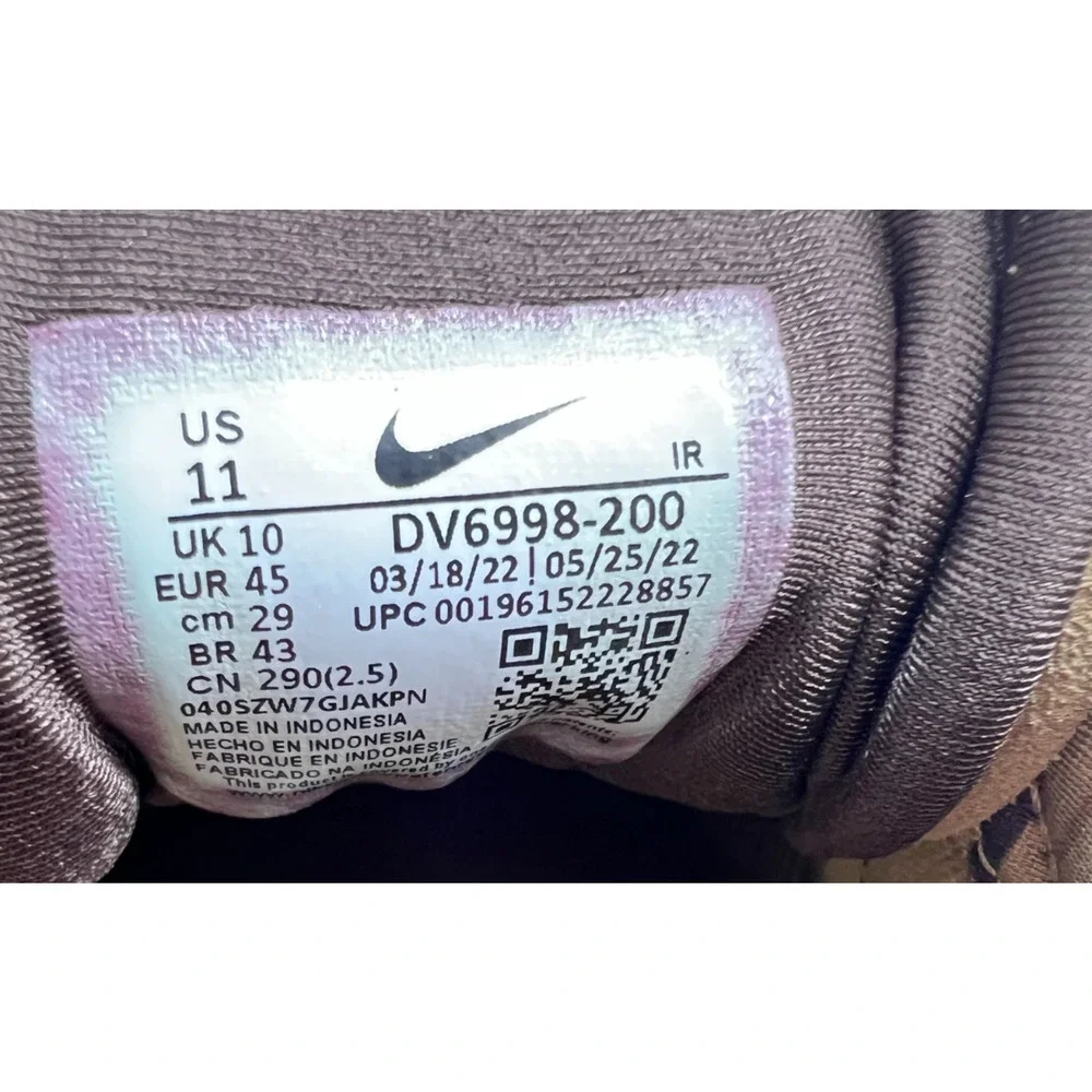 Nike Air Trainer 1 Men's Size 11 Sneakers Baroque Brown DV6998-200 New